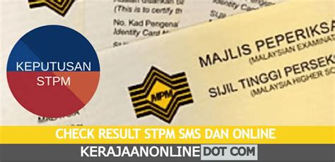 stpm result 2022|STPM Result Checking .